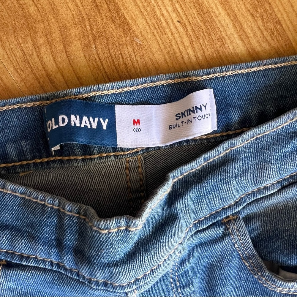 Old Navy Light Blue Girl Skinny Jeans - Picture 4 of 4